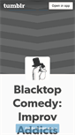 Mobile Screenshot of blacktopcomedy.tumblr.com