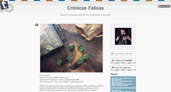 Desktop Screenshot of cronicasfalicas.tumblr.com