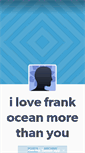 Mobile Screenshot of frankinmyocean.tumblr.com