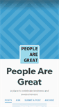 Mobile Screenshot of peoplearegreat.tumblr.com