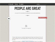 Tablet Screenshot of peoplearegreat.tumblr.com