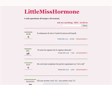 Tablet Screenshot of littlemisshormone.tumblr.com