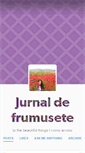 Mobile Screenshot of jurnal-de-frumusete.tumblr.com
