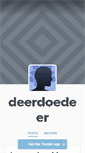 Mobile Screenshot of deerdoedeer.tumblr.com