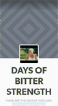 Mobile Screenshot of daysofbitterstrength.tumblr.com