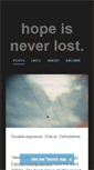 Mobile Screenshot of hopeisneverlost.tumblr.com