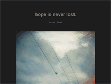 Tablet Screenshot of hopeisneverlost.tumblr.com