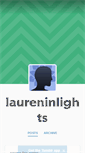 Mobile Screenshot of laureninlights.tumblr.com