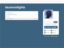 Tablet Screenshot of laureninlights.tumblr.com