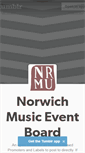 Mobile Screenshot of norwichmusicevents.tumblr.com
