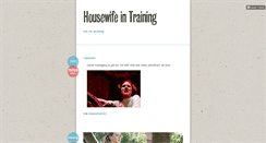 Desktop Screenshot of housewifeintraining.tumblr.com