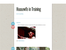Tablet Screenshot of housewifeintraining.tumblr.com