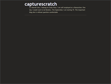 Tablet Screenshot of capturescratch.tumblr.com