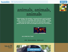 Tablet Screenshot of animalworld.tumblr.com