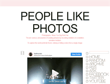 Tablet Screenshot of peoplelikephotos.tumblr.com