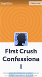 Mobile Screenshot of firstcrushconfessional.tumblr.com