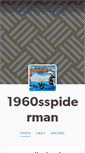 Mobile Screenshot of 1960sspiderman.tumblr.com
