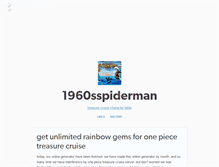 Tablet Screenshot of 1960sspiderman.tumblr.com