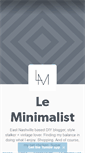 Mobile Screenshot of le-minimalist.tumblr.com