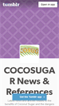 Mobile Screenshot of mycocosugarnews.tumblr.com