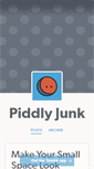 Mobile Screenshot of piddlyjunk.tumblr.com