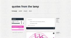 Desktop Screenshot of lampquotes.tumblr.com