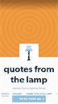 Mobile Screenshot of lampquotes.tumblr.com