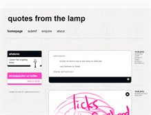 Tablet Screenshot of lampquotes.tumblr.com