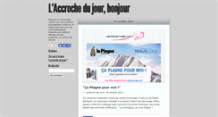 Desktop Screenshot of laccroche.tumblr.com