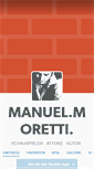 Mobile Screenshot of manuelmoretti.tumblr.com