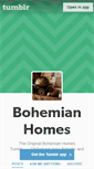 Mobile Screenshot of bohemianhomes.tumblr.com