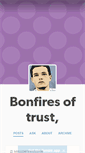 Mobile Screenshot of bonfiresoftrust.tumblr.com