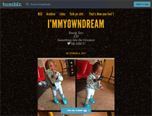 Tablet Screenshot of immydream.tumblr.com