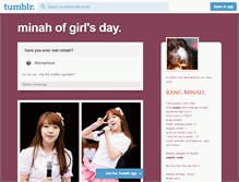 Tablet Screenshot of angelicsmileminah.tumblr.com