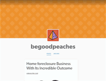 Tablet Screenshot of begoodpeaches.tumblr.com