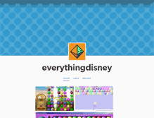 Tablet Screenshot of everythingdisney.tumblr.com