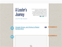 Tablet Screenshot of leadersjourney.tumblr.com