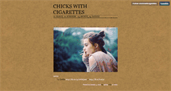 Desktop Screenshot of chickswithcigarettes.tumblr.com