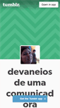 Mobile Screenshot of devaneiosdeumacomunicadora.tumblr.com