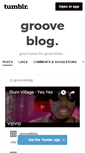 Mobile Screenshot of grooveblog.tumblr.com