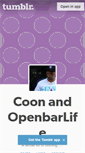 Mobile Screenshot of coonandopenbarlife.tumblr.com