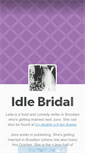 Mobile Screenshot of idlebridal.tumblr.com