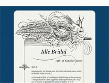 Tablet Screenshot of idlebridal.tumblr.com