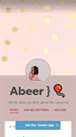 Mobile Screenshot of abeero.tumblr.com