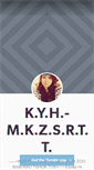 Mobile Screenshot of kyh-mkzsrtt.tumblr.com