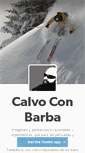 Mobile Screenshot of calvoconbarba.tumblr.com