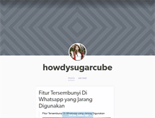 Tablet Screenshot of howdysugarcube.tumblr.com