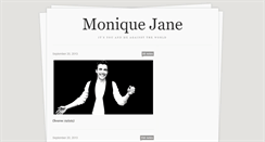 Desktop Screenshot of moniquejane.tumblr.com