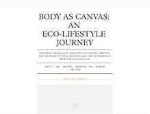 Tablet Screenshot of bodyascanvas.tumblr.com