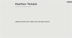 Desktop Screenshot of heathentemple.tumblr.com